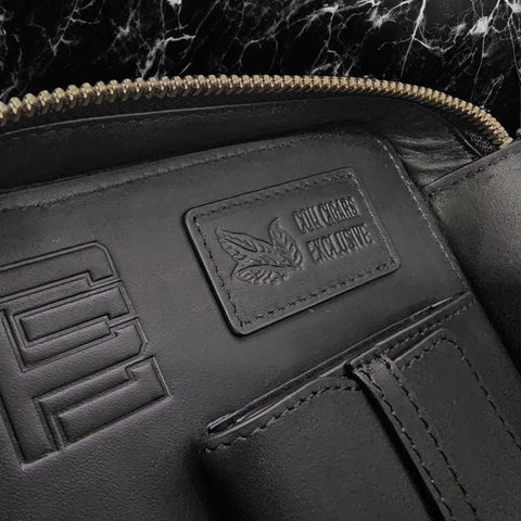 PROJECTCARBON X COH | LIMITED EDITION | LEATHER BLACK CIGAR TRAVEL CASE