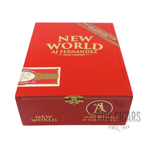 New World Puro Especial Toro | Box 20 | AJ Fernandez Cigars