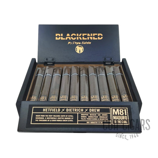 M81 Robusto | Box 20 | Blackened Cigars