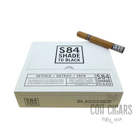 S84 Shade to Black Corona | Box 20 | Blackened Cigars