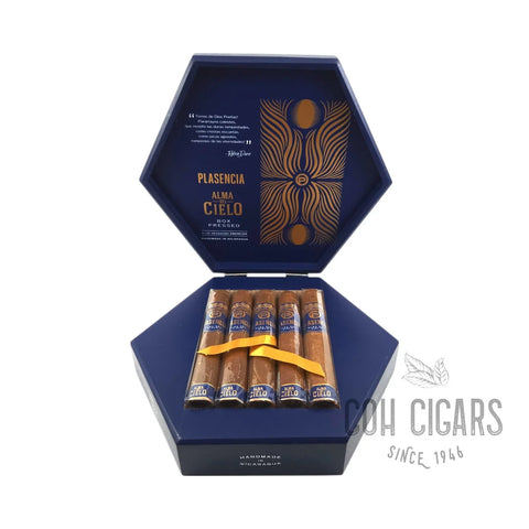Alma Del Cielo Amanecer Hexagono | Box 10 | Plasencia Cigars