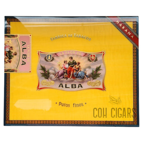 ELIE BLEU Cigar Humidor 75 cig. Alba Sycomore jaune d'or