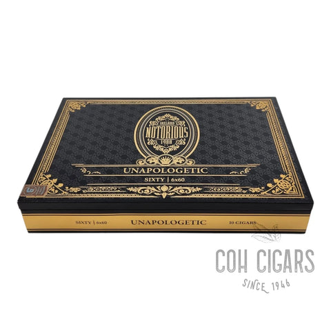 Unapologetic Sixty | Box 10 | Notorious By Conor Mcgregor Cigars