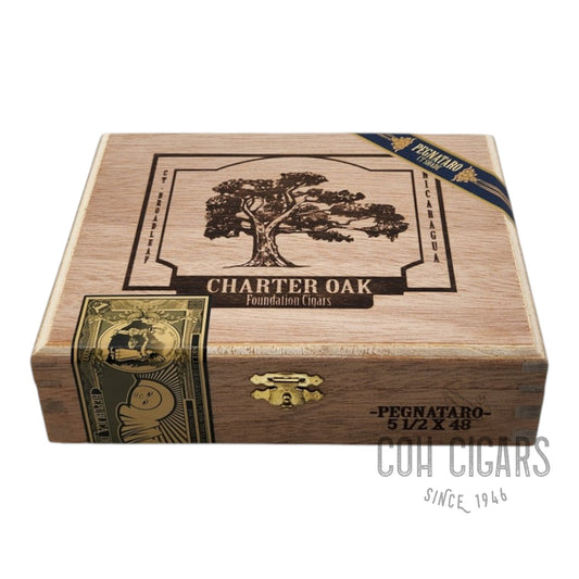 Charter Oak CT Broadleaf Pegnataro | Box 12 | Foundation Cigars Cigars