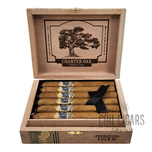 Charter Oak CT Broadleaf Pegnataro | Box 12 | Foundation Cigars Cigars
