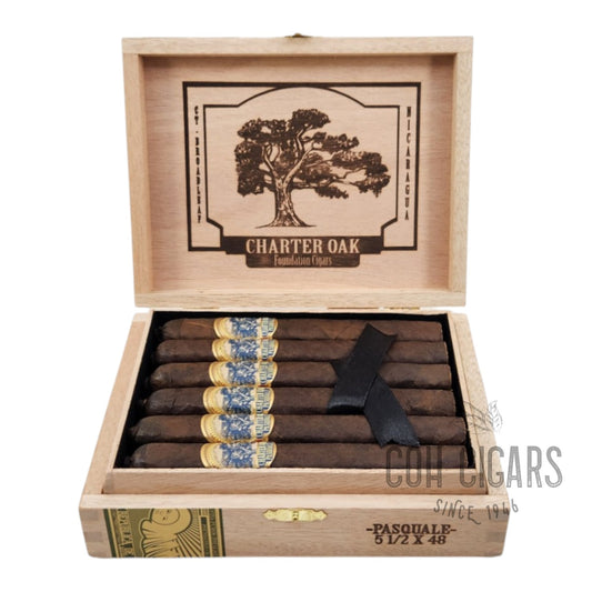 Charter Oak CT Broadleaf Pasquale | Box 12 | Foundation Cigars Cigars