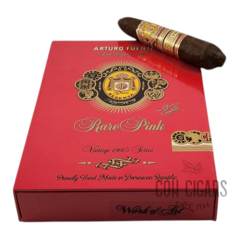 Rare Pink Vintage 1960 Series Work of Art | Box 5 | Arturo Fuente Cigars