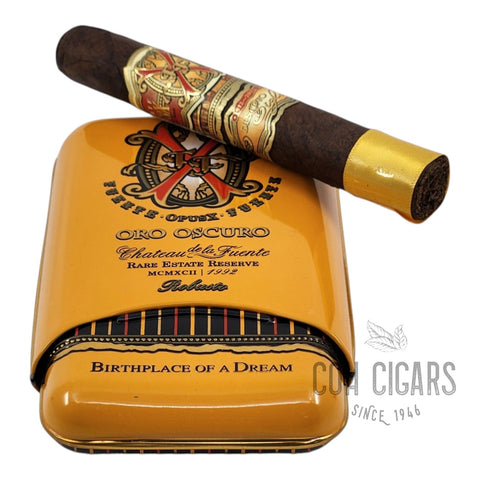 Fuente Fuente Opusx Oro Oscuro Robusto Tin | Box 3 | Arturo Fuente Cigars
