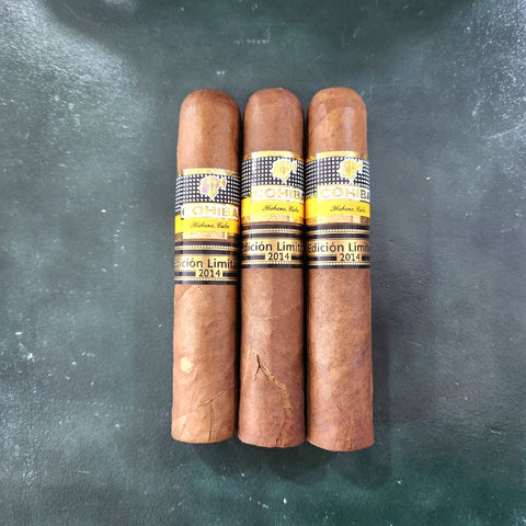 3x Cohiba Robusto Supremos EL 2014 (Damaged Packs - TW15445)