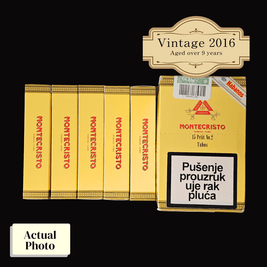 Vintage 2016 | Montecristo Petit No.2 A/T Box 15 (Box Code: SOM JUN 16)