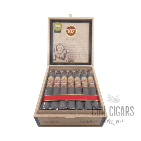 La Aurora Cigar | 107 Aniversario Belicoso Maduro  | Box 21