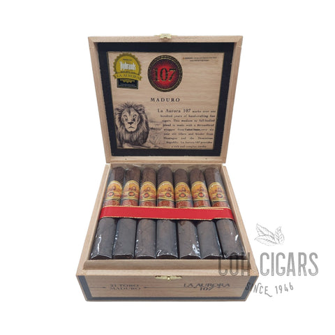 La Aurora Cigar | 107 Aniversario Toro Maduro  | Box 21