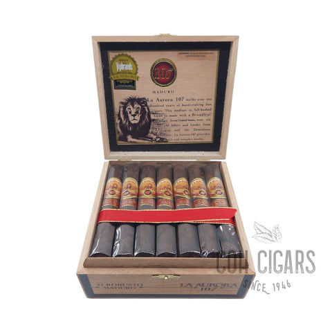 La Aurora Cigar | 107 Aniversario Robusto Maduro  | Box 21