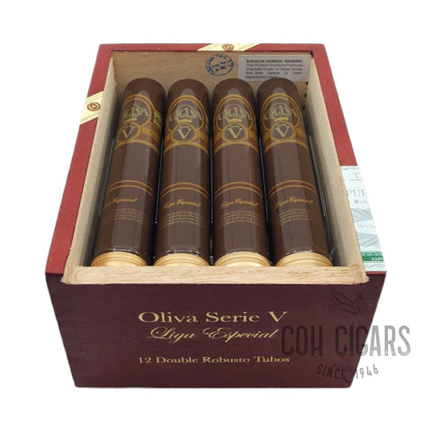 Serie V Double Robusto Tubos | Box 12 | Oliva cigar