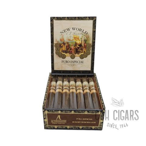 AJ Fernandez Cigars | New World Puro Especial Short Churchill  | Box 20