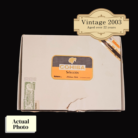 Vintage 2003 | Cohiba Seleccion Reserva  | Box 30 (Box Code: OSU ENE 03)