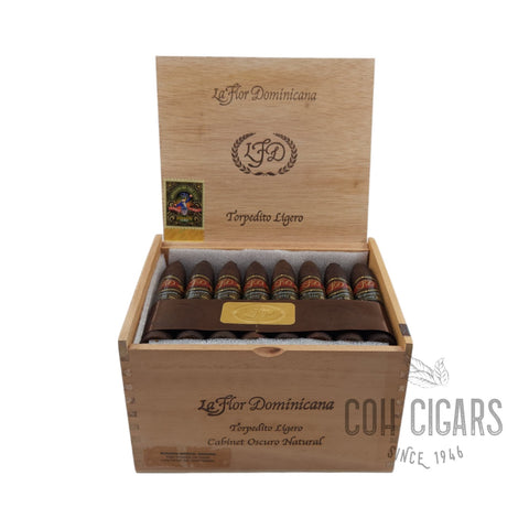 Ligero Cabinet Torpedito Oscuro Natural | Box 40 | La Flor Dominicana cigar