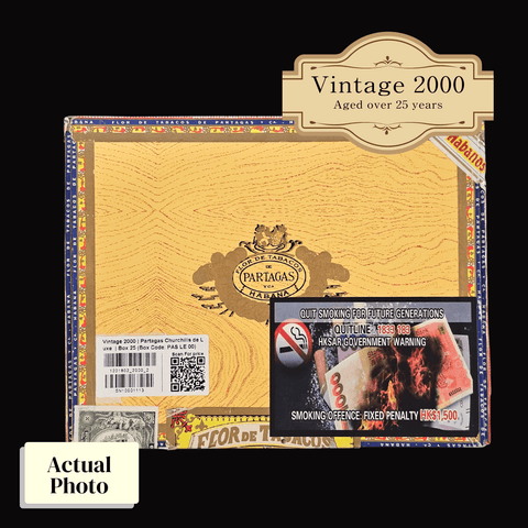 Vintage 2000 | Partagas Churchills de Luxe  | Box 25 (Box Code: PAS LE 00)(Ref: SN10001113)