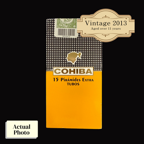 Vintage 2013 | Cohiba Piramides Extra A/T  | Box 15 (Box Code: AME OCT 13)