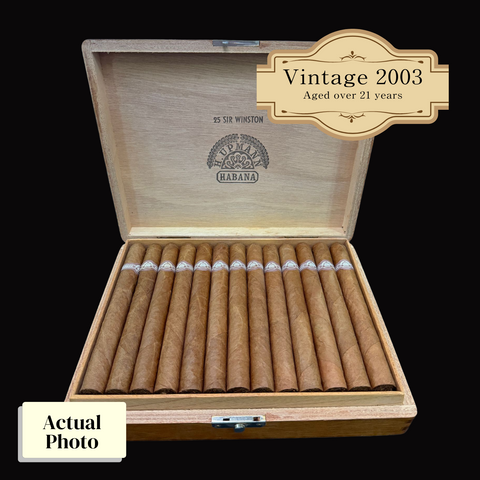 Vintage 2003 | H.Upmann Sir Winston  | Box 25 (Box Code: TOV MAY 03)