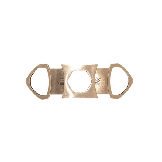 COH House Signature Double Guillotine Cutter – Brushed Steel Edition