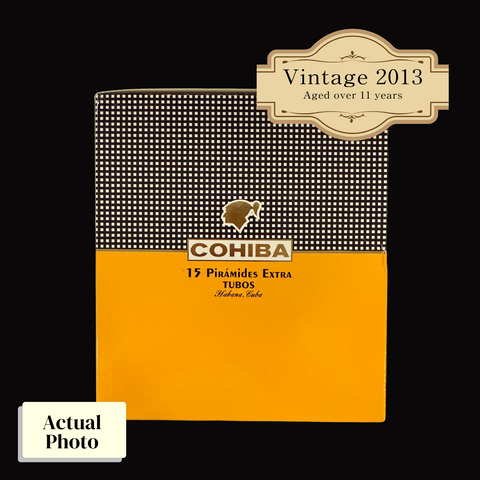 Vintage 2013 | Cohiba Piramides Extra A/T  | Box 15 (Box Code: AME OCT 13)