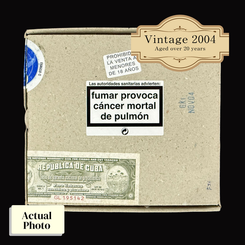 Vintage 2004 | Seleccion Robustos  | Box 5 (Box Code:GKI NOV 04)