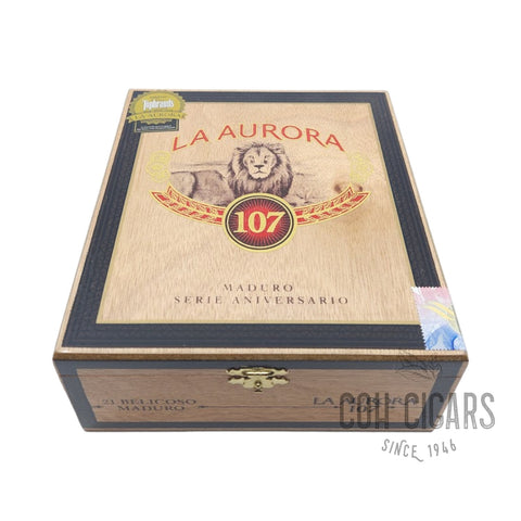 La Aurora Cigar | 107 Aniversario Belicoso Maduro  | Box 21