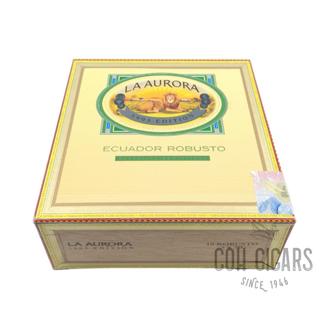 La Aurora Cigar | 1903 Edition Ecuador Robusto  | Box 18