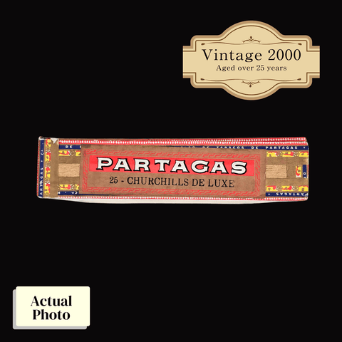 Vintage 2000 | Partagas Churchills de Luxe  | Box 25 (Box Code: PAS LE 00)(Ref: SN10001113)