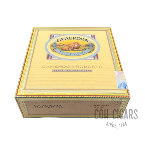 La Aurora Cigar | 1903 Edition Cameroon Robusto  | Box 18