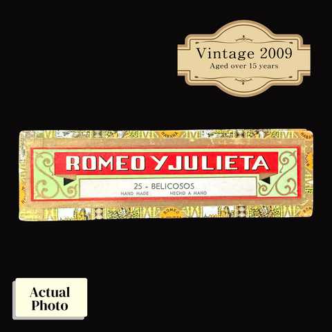 Vintage 2009 | Romeo Y Julieta Belicosos  | Box 25 (Box Code: OMA DIC 09)