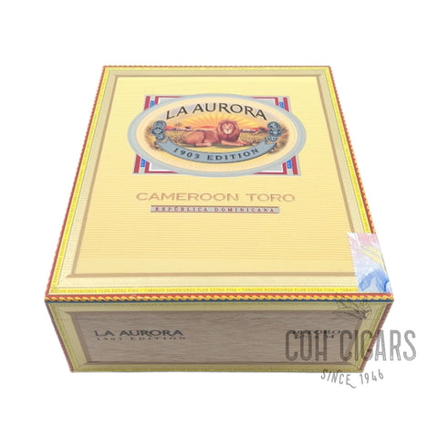 La Aurora Cigar | 1903 Edition Cameroon Toro  | Box 18