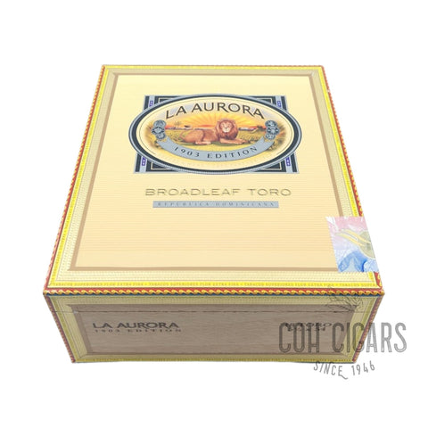 La Aurora Cigar | 1903 Edition Broadleaf Toro  | Box 18