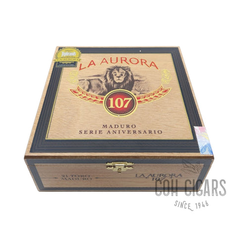 La Aurora Cigar | 107 Aniversario Toro Maduro  | Box 21