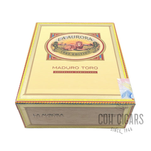 La Aurora Cigar | 1903 Edition Maduro Toro  | Box 18