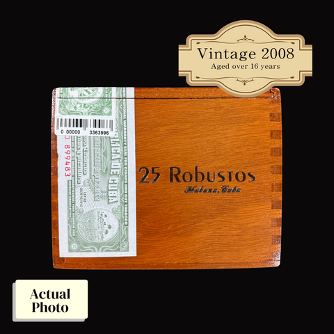 Vintage 2008 | Cohiba Robustos  | Box 25 (Box Code: EMA NOV 08)