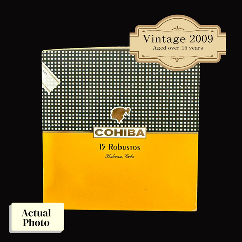 Vintage 2009 | Cohiba Robustos  | Box 15 (Box Code: OPA OCT 09)