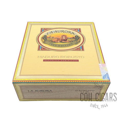 La Aurora Cigar | 1903 Edition Maduro Robusto  | Box 18