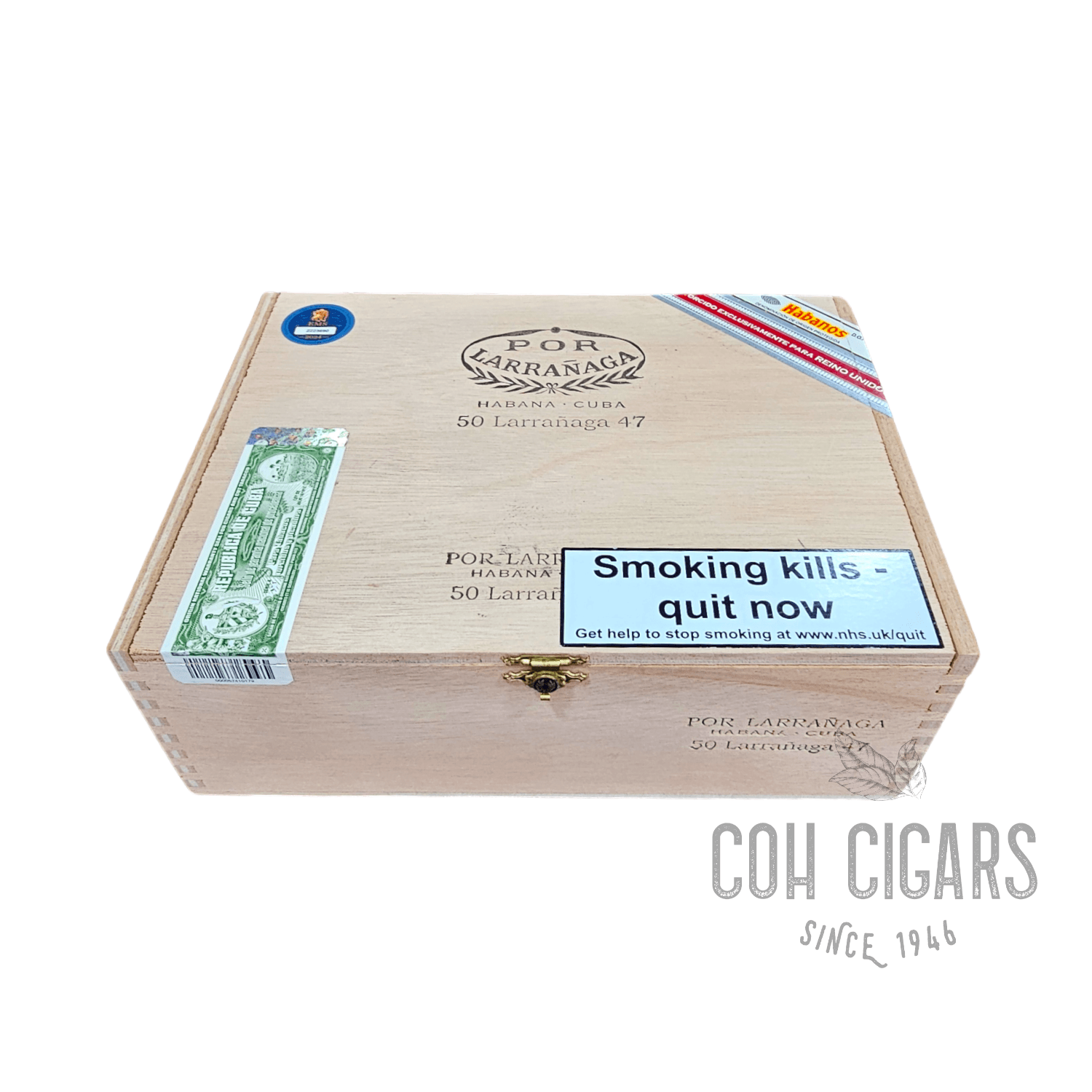 47 RE Reino Unido 2021 (EMS) | Box 50 | Por Larranaga cigar - HK CohCigars
