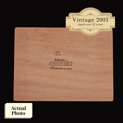 Vintage 2003 | Cohiba Seleccion Reserva  | Box 30 (Box Code: OSU ENE 03)