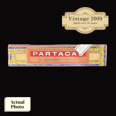 Vintage 2009 | Partagas Lusitanias  | Box 25 (Box Code: STA JUN 09)