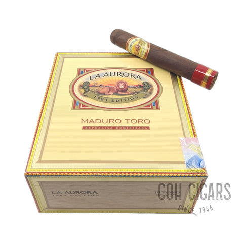 La Aurora Cigar | 1903 Edition Maduro Toro  | Box 18