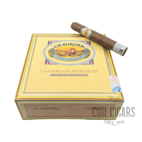 La Aurora Cigar | 1903 Edition Cameroon Robusto  | Box 18