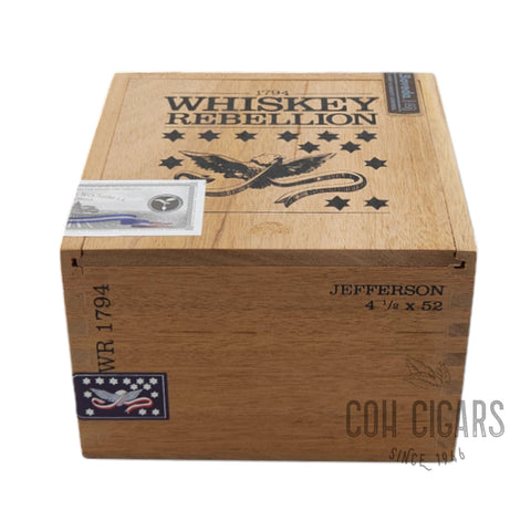 Roma Craft Cigar | Intemperance Whiskey Rebellion Jefferson  | Box 24