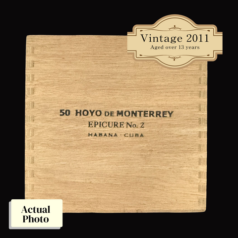 Vintage 2011 | Hoyo de Monterrey Epicure No.2  | Box 50 (Box Code: LOT MAR 11)