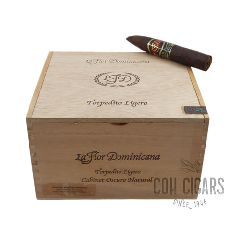 Ligero Cabinet Torpedito Oscuro Natural | Box 40 | La Flor Dominicana cigar