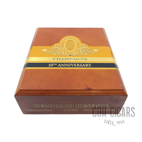 Perdomo Cigar | Reserve 10th Anniversary Champagne Churchill  | Box 25