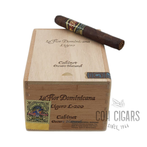 La Flor Dominicana Cigar | Ligero L-200 Cabinet Oscuro Natural  | Box 24