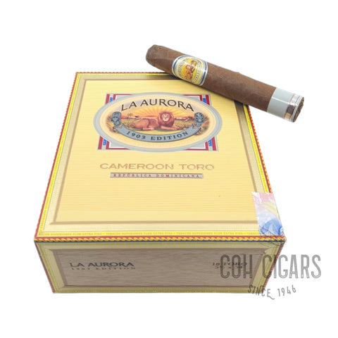 La Aurora Cigar | 1903 Edition Cameroon Toro  | Box 18